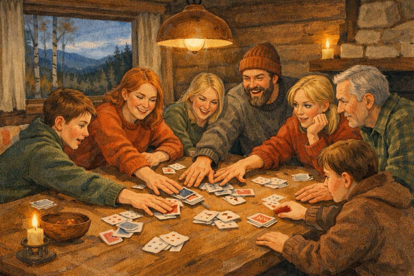 Card games for 7 players