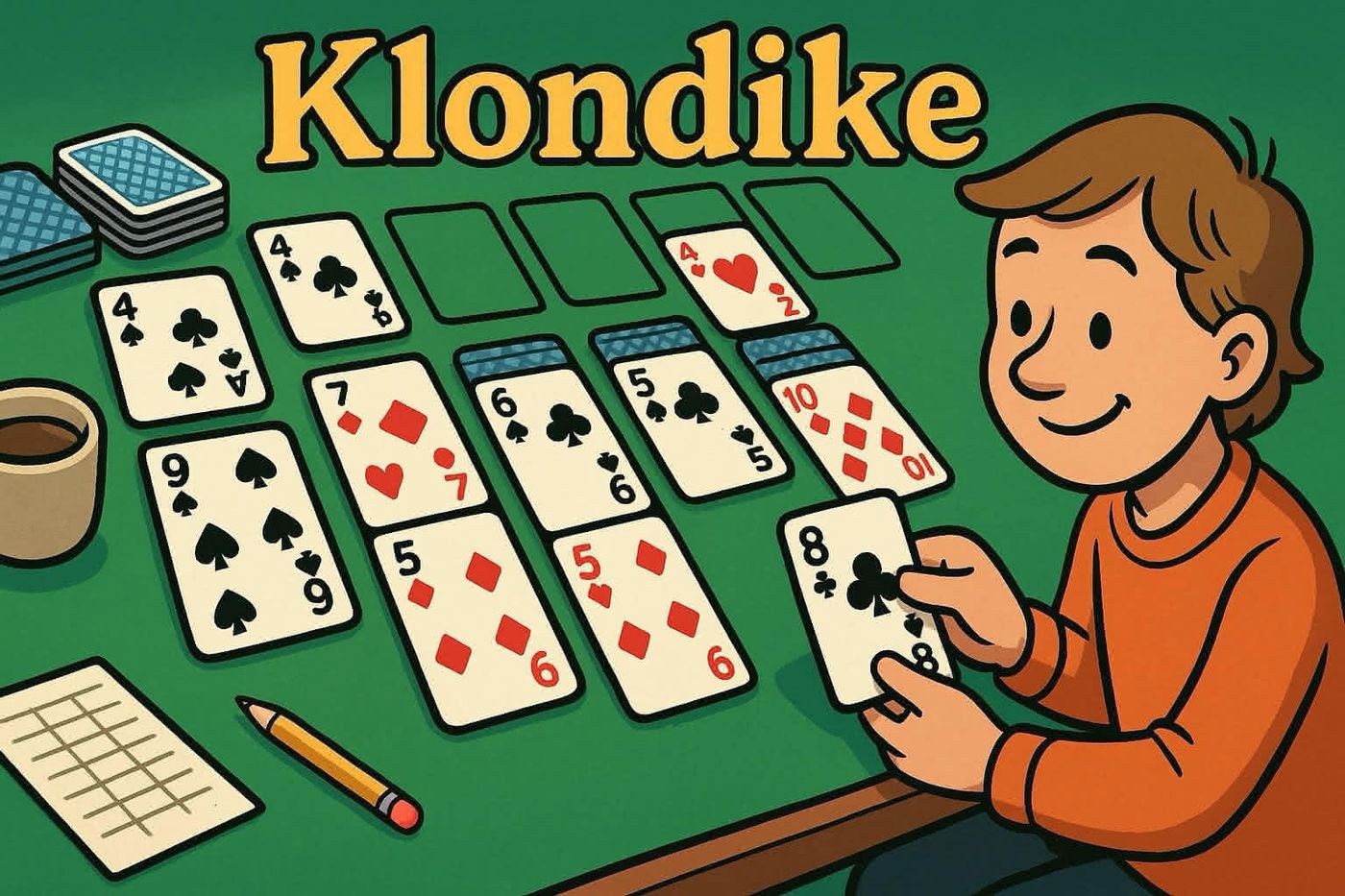 Illustration for Klondike: Game Rules